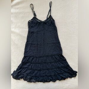 Kiki de Montparnasse Silk Black Nightgown